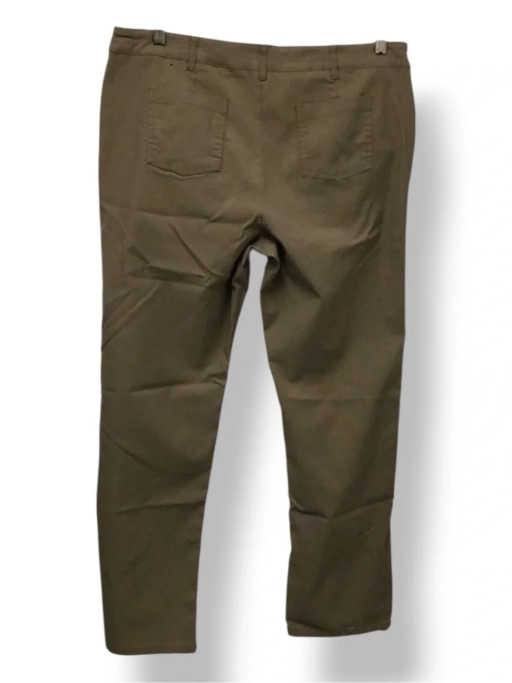 SOHO Apparel Women’s Straight Leg Pants | Neutral Workwear Trouser Camel Size 16